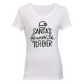Favorite Teacher - Christmas - Ladies - T-Shirt