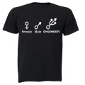 Female. Male. Engineer - Adults - T-Shirt