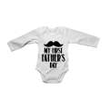 My First Father's Day - Mustache - Baby Grow