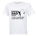 Fishing Dad Definition - Adults - T-Shirt