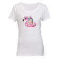 Flamingo Unicorn - Ladies - T-Shirt