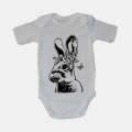 Floral Bunny - Easter - Baby Grow