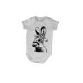 Floral Bunny - Easter - Baby Grow
