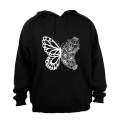 Floral Butterfly - Hoodie
