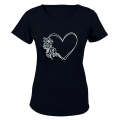 Flower Heart - Ladies - T-Shirt