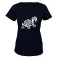 Flower Turtle - Ladies - T-Shirt