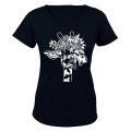 Flower Giraffe - Ladies - T-Shirt
