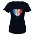 French Flag Inspired - Ladies - T-Shirt