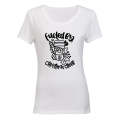 Fueled By Coffee & Christmas Cheer - Ladies - T-Shirt