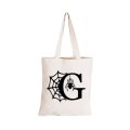 G - Halloween Spiderweb - Eco-Cotton Trick or Treat Bag