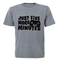 Gamer - Five More Minutes - Adults - T-Shirt