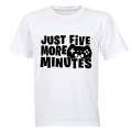 Gamer - Five More Minutes - Kids T-Shirt