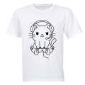 Gamer Cat - Kids T-Shirt