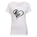 German Shepherd Heart - Ladies - T-Shirt
