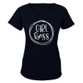 Girl Boss - Circular Design - Ladies - T-Shirt