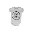 Girl Boss - Circular Design - Baby Grow
