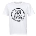 Girl Boss - Circular Design - Kids T-Shirt