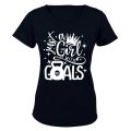 Girl with Goals - Ladies - T-Shirt