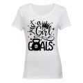 Girl with Goals - Ladies - T-Shirt