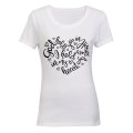 God Holds You in His Arms.. - Ladies - T-Shirt