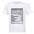 Grandfather Nutrition Facts - Adults - T-Shirt