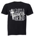 Grateful. Thankful. Kind. - Kids T-Shirt