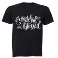 Grateful and Blessed - Kids T-Shirt
