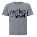 Grateful and Blessed - Adults - T-Shirt