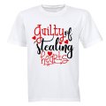 Guilty of Stealing Hearts - Valentine - Kids T-Shirt