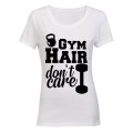 Gym Hair - Don't Care - Ladies - T-Shirt