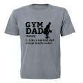 Gym Dad Definition - Adults - T-Shirt