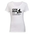 Gym Mom Definition - Ladies - T-Shirt