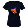 Halloween Panda - Ladies - T-Shirt