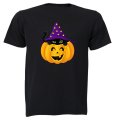 Halloween Peeking Cat - Kids T-Shirt