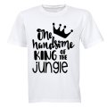 One Handsome King of the Jungle - Kids T-Shirt