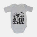 Happy Birthday Grandma - Baby Grow