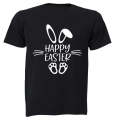 Happy Easter - Bunny Feet - Kids T-Shirt