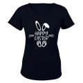 Happy Easter - Bunny Feet - Ladies - T-Shirt