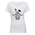 Happy Easter - Bunny Feet - Ladies - T-Shirt