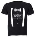 Happy Father's Day - Suspenders - Adults - T-Shirt