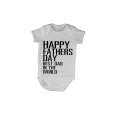 Happy Fathers Day - Best Dad - Baby Grow