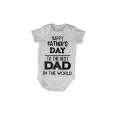 Happy Father's Day - Best Dad - Baby Grow