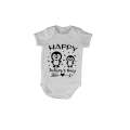 Happy Father's Day - Penguins - Baby Grow