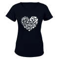 Happy Mother's Day - Heart - Ladies - T-Shirt