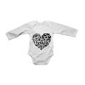 Happy Mother's Day - Heart- Baby Grow