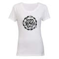 Happy Mother's Day - Wreath - Ladies - T-Shirt