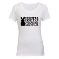 Happy Easter - Bunny Silhouette - Ladies - T-Shirt