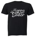 Happy Easter, Patterned Eggs - Kids T-Shirt
