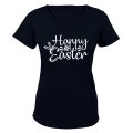 Happy Easter, Patterned Eggs - Ladies - T-Shirt