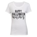 Happy Halloween Witches - Ladies - T-Shirt